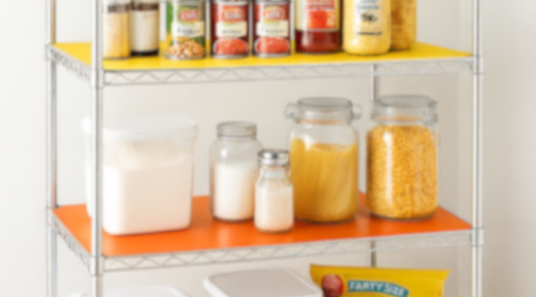 Color-Code Your Kitchen Shelves