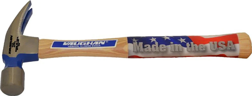Vaughan 20 oz Smooth Face Rip Hammer, 14" Hickory Handle (10500)