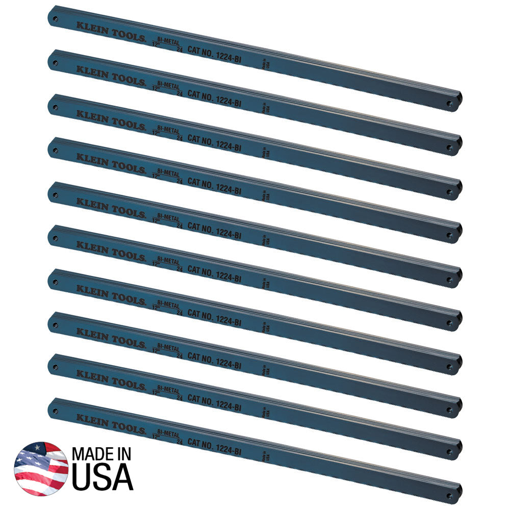 Klein Bi-Metal Blades, 24 TPI, 12-Inch, 100-Pack (1224BI)