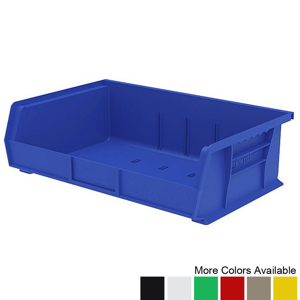 10-7/8"d x 16-1/2"w x 5"h Stacking AkroBins - 6 Pack