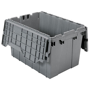 Akro Attached Lid Containers 6 Pack - 21-1/2"d x 15-1/4"w x 12-1/2"h