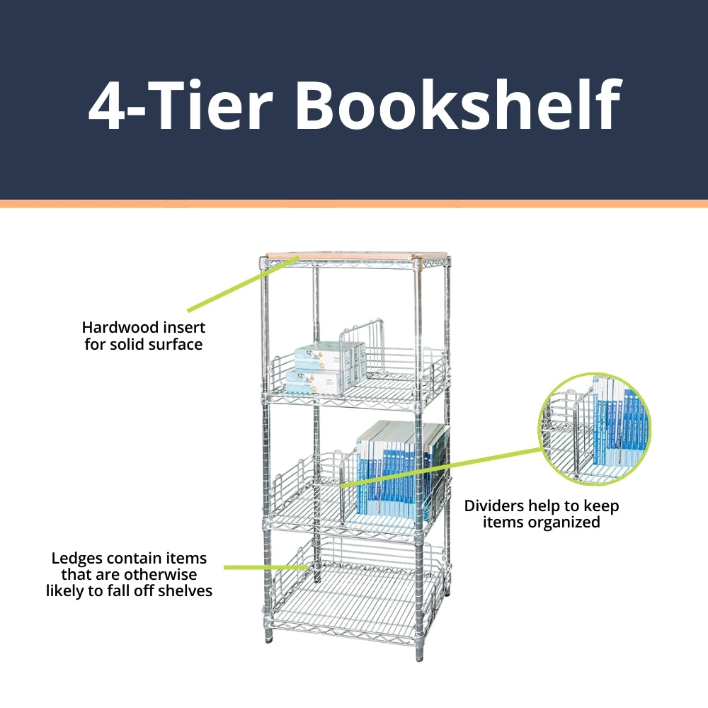 4-Tier Bookshelf