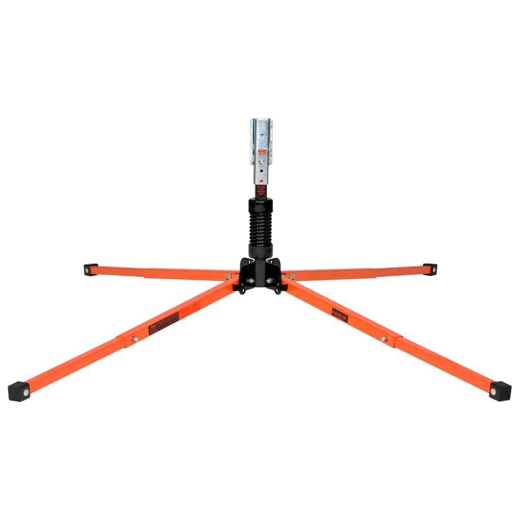 Bones Safety Single Spring Sign Stand w/ Universal Bracket (SZ-412-S-UB)