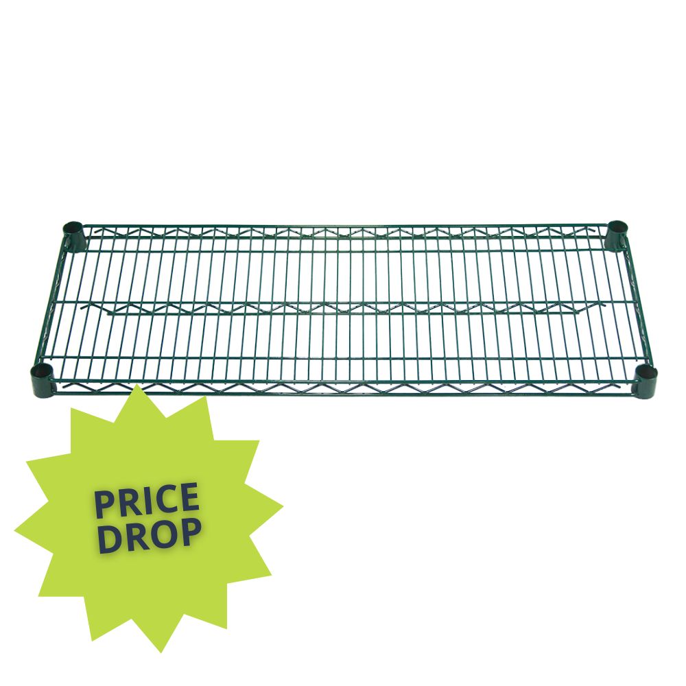 Green Wire Shelves
