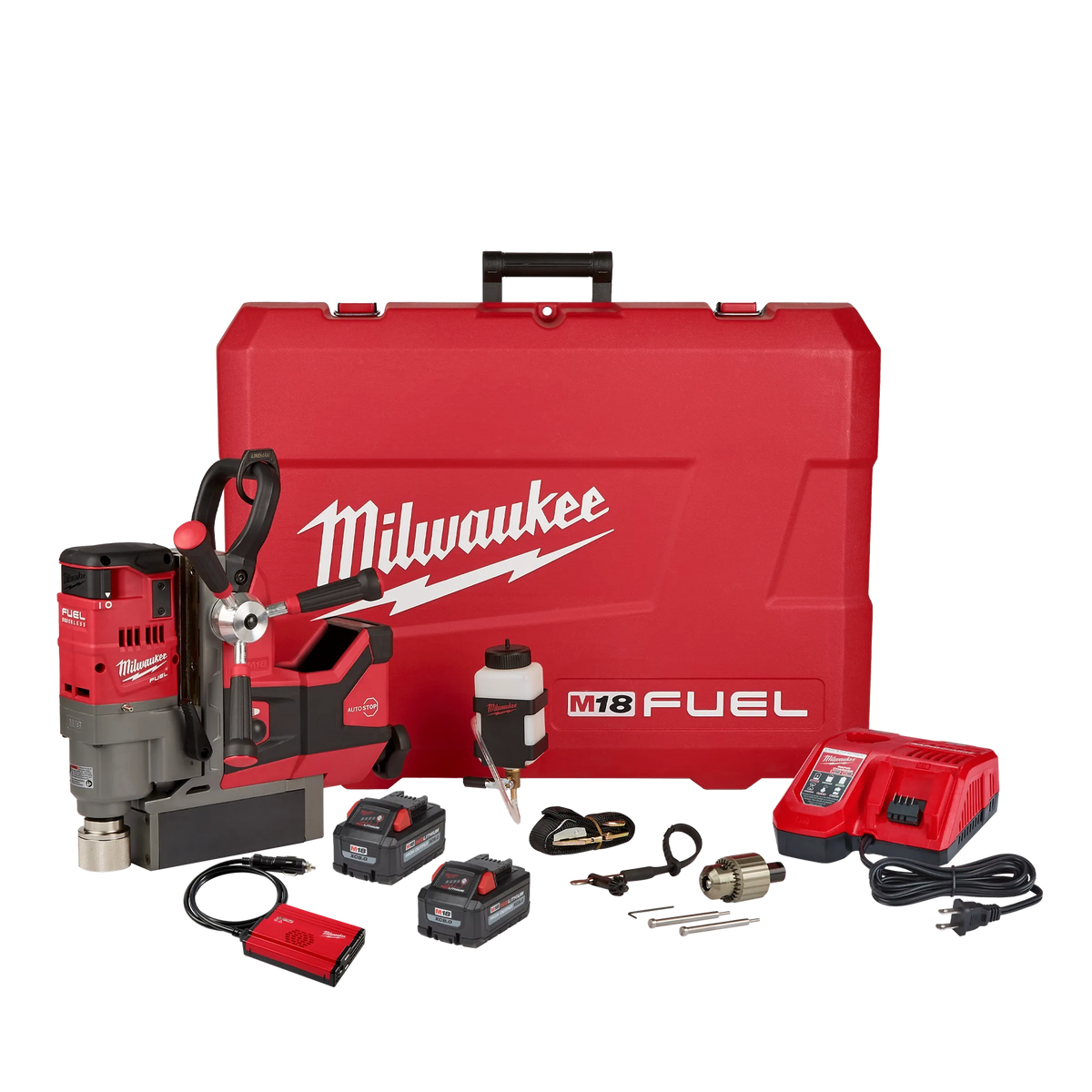 Milwaukee M18 FUEL 1-1/2" Lineman Magnetic Drill High Demand Kit (2788-22HD)