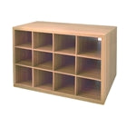 Organized Living freedomRail O-Box Shoe Cubby - Cypress Live