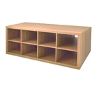 Organized Living freedomRail Double Hang O-Box Cubby - Cypress Live