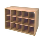 Organized Living freedomRail Big O-Box Shoe Cubby - Cypress Live