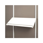 14"d x 30"w Pre-Drilled Shoe Shelf - White