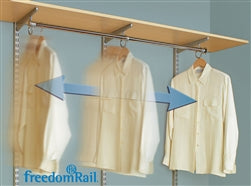 FreedomRail Clothes Rods - Nickel