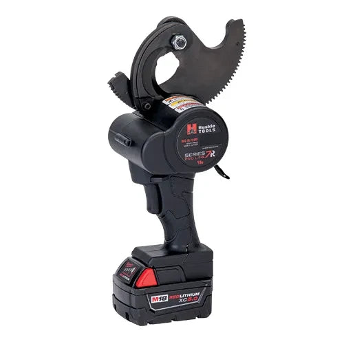 Huskie Tools Gear-Drive Cable Cutter Kit (ACSR/Al/Cu), Milwaukee REDLITHIUM 5.0Ah, AC Charger (REC-RL754M-1)