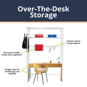 Over-The-Desk Storage
