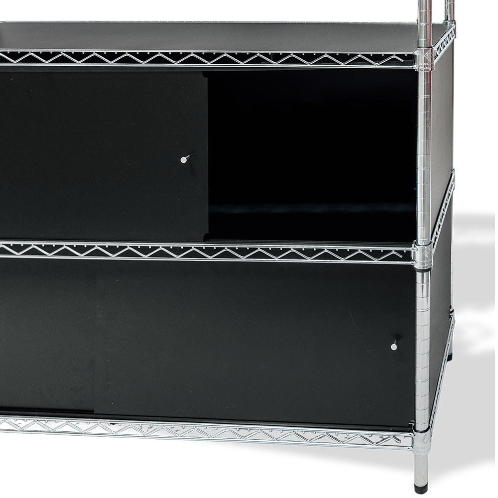 18"d x 72"w Plastic Wire Shelf Liners for Enclosures - 2-Pack