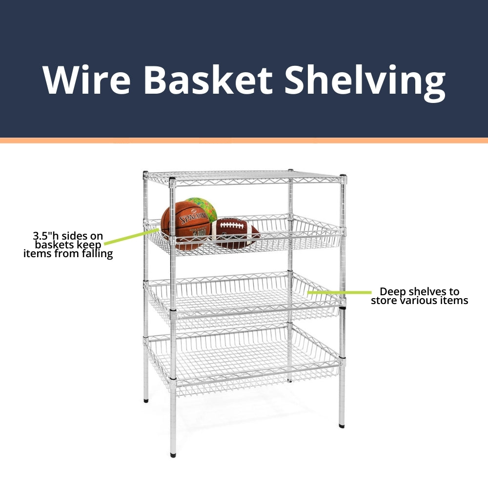 Wire Basket Shelving