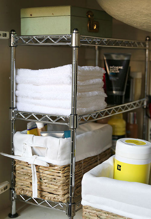 bathroom cabinet storage