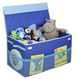 Collapsible Toy Box Blue