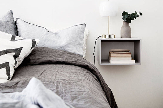Floating Nightstands for Tiny Bedrooms