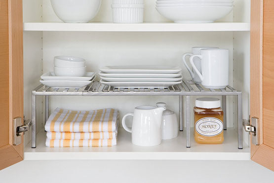 Increased Storage with Kitchen Cabinet Organizers