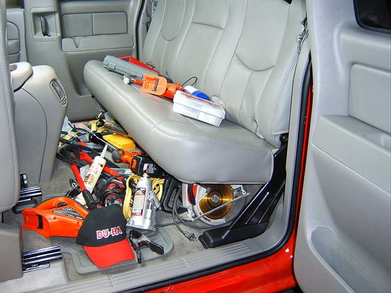Messy Car Interior