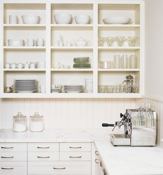 Open Shelving Kitchen Cabinets