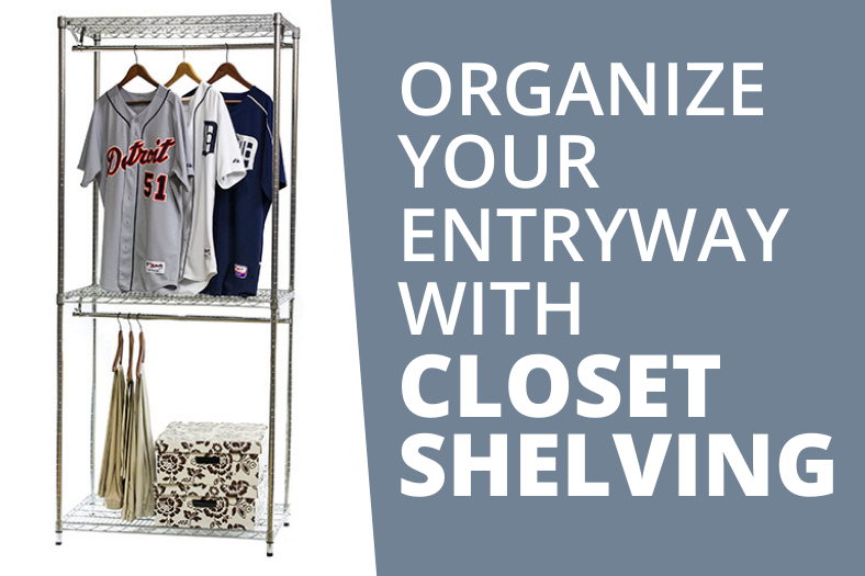Organize Your Entryway With Closet Shelving