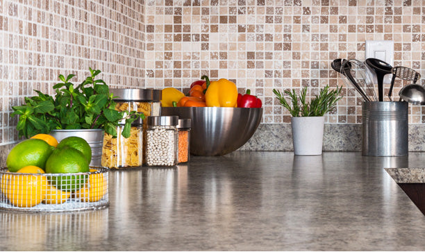 Organized Kitchen Counter Top