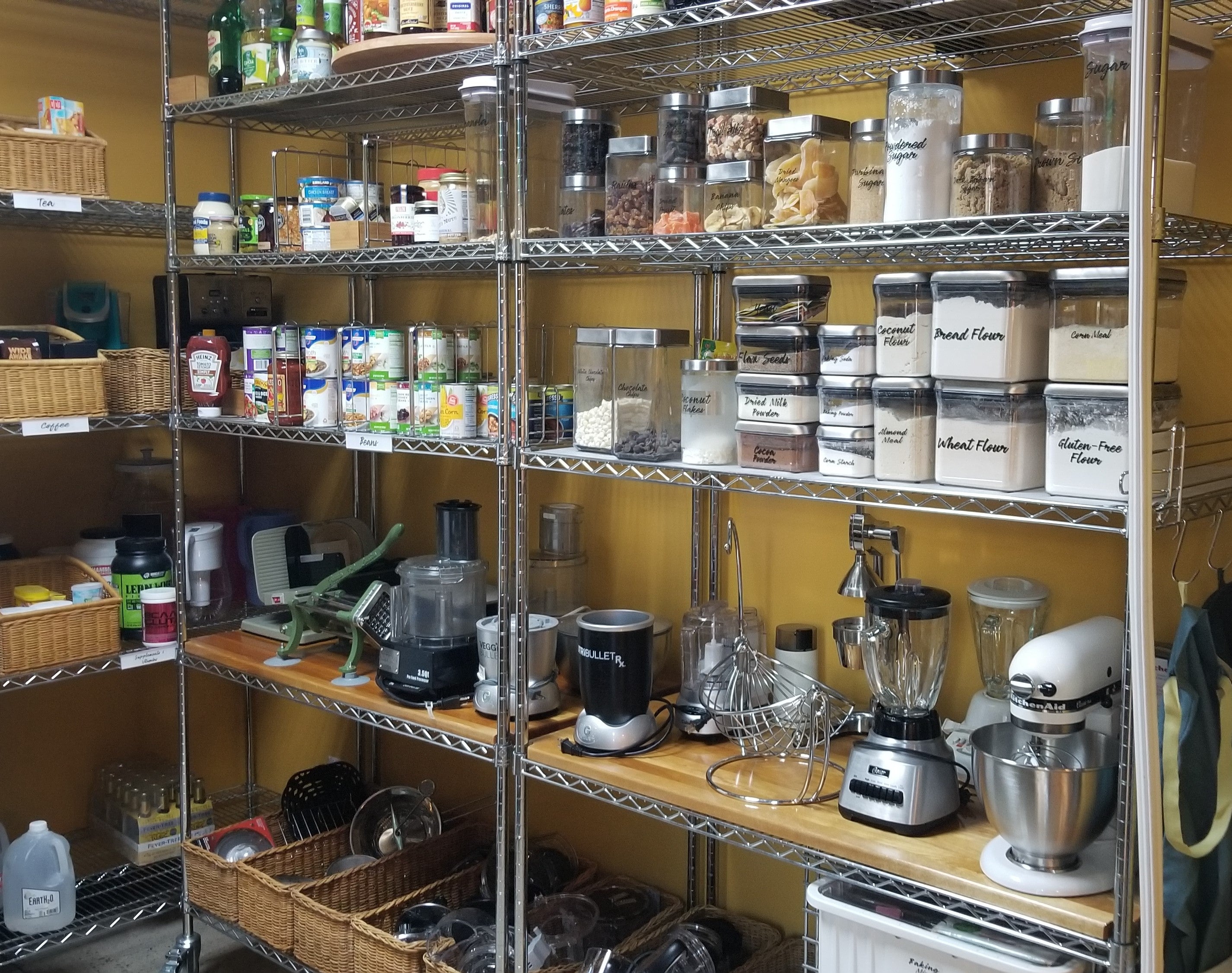 How Deep Should Your Pantry Wire Shelving Be?