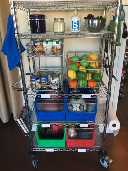 wire shelving for fox news segment