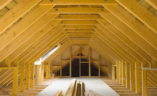 Unfinished Attic Storage & Organization Ideas