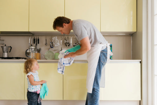 Helping Dad Organize for Father's Day