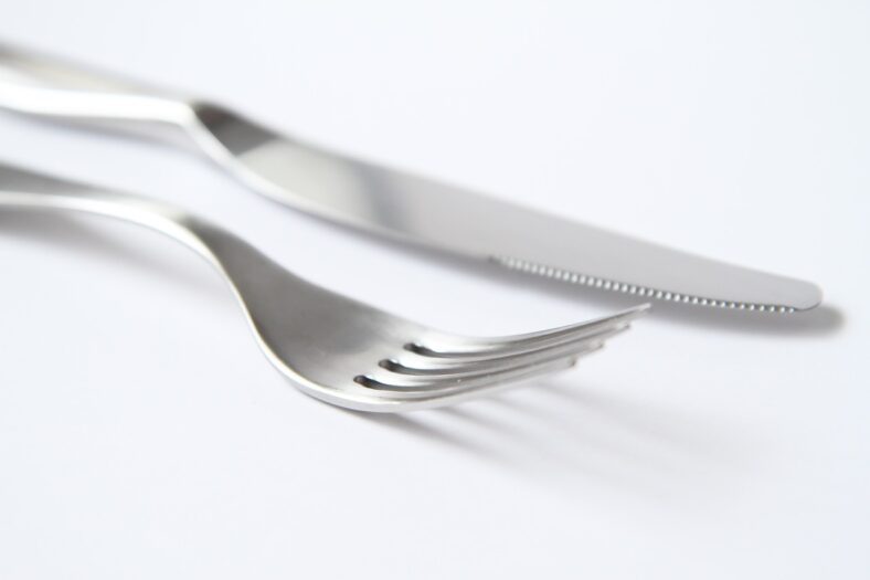 vertical silverware storage