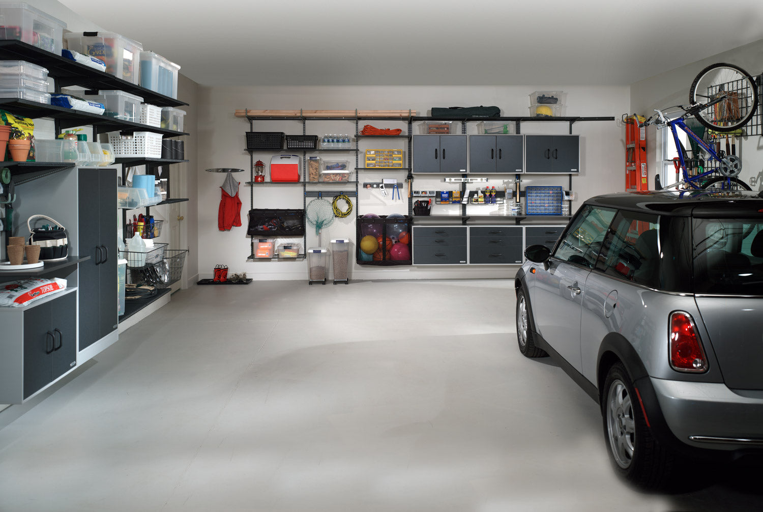 Turn A Corner Of Your Garage Into A Sports Locker!
