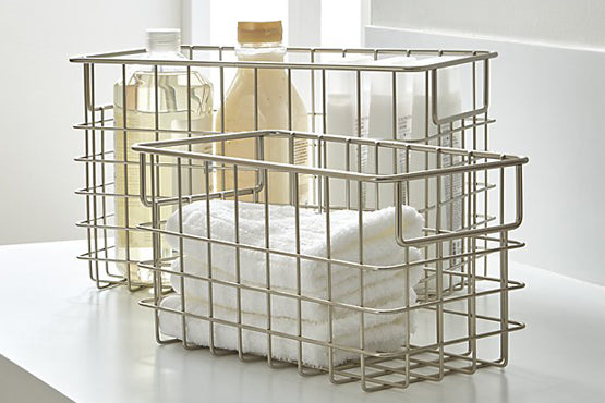 Wire Utility Basket Storage Ideas