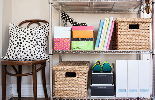 Let's Play Dress Up: How to Make Wire Shelves Look Even Better