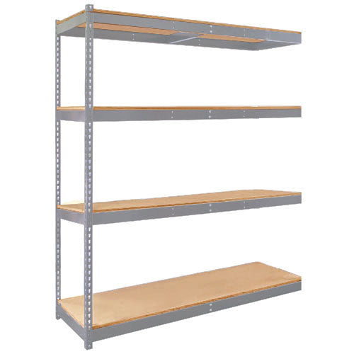 Heavy-Duty Boltless Shelving Add-On Units
