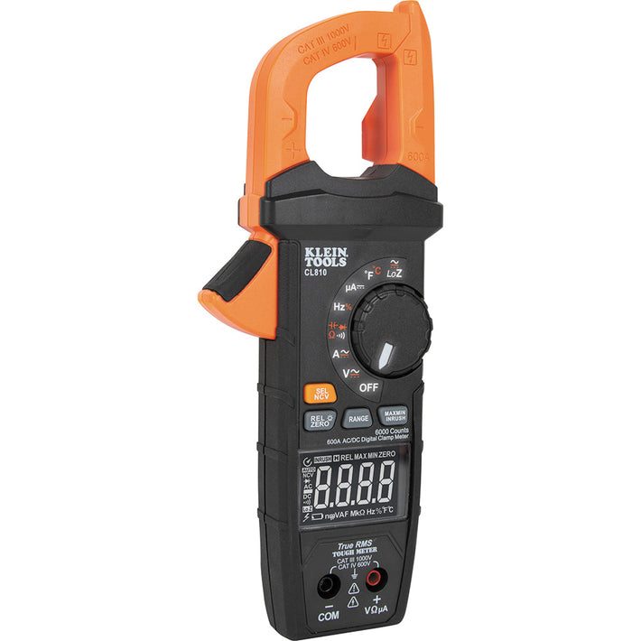 Klein 600A AC/DC auto-ranging TRMS clamp meter