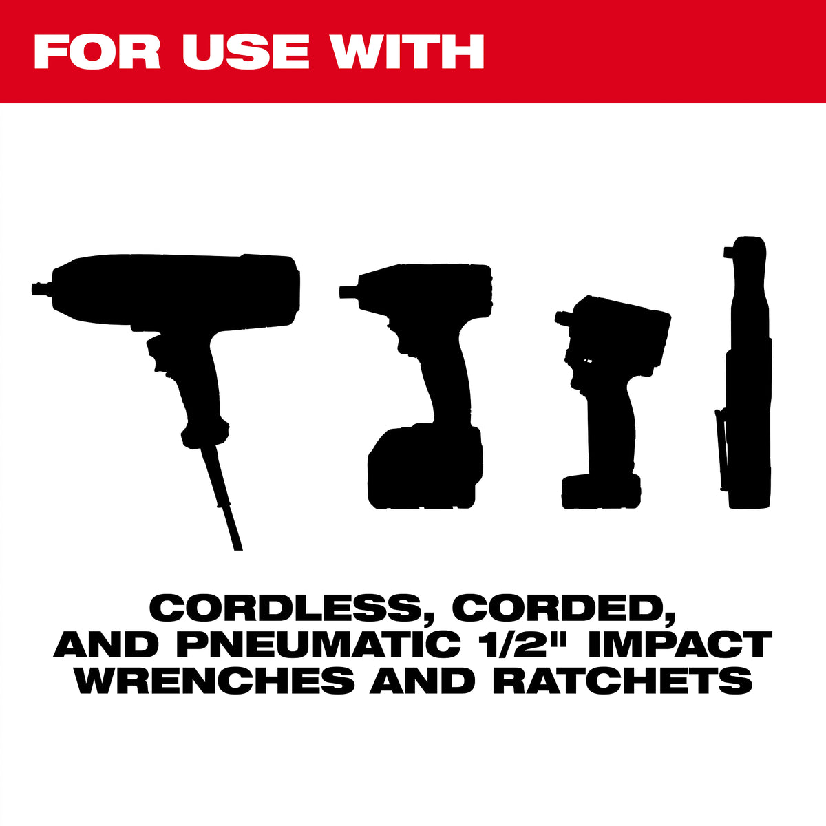 Milwaukee 31PC SHOCKWAVE™ Impact Duty Socket 1/2” Drive Set with PACKOUT™ (49-66-6806)