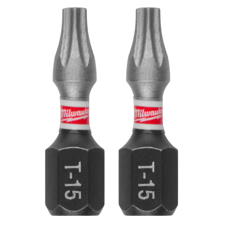 Milwaukee SHOCKWAVE Impact Duty 1" T15 TORX Insert Bit (2PK) (48-32-4428)