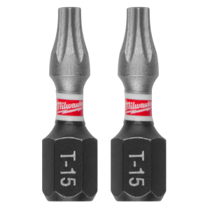 Milwaukee SHOCKWAVE Impact Duty 1" T15 TORX Insert Bit (2PK) (48-32-4428)