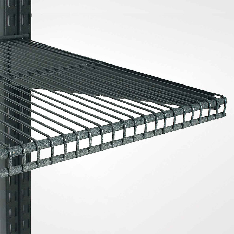 freedomRail EDGE Ventilated Shelves - Granite Gray