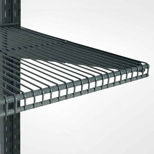 freedomRail EDGE Ventilated Shelves - Granite Gray