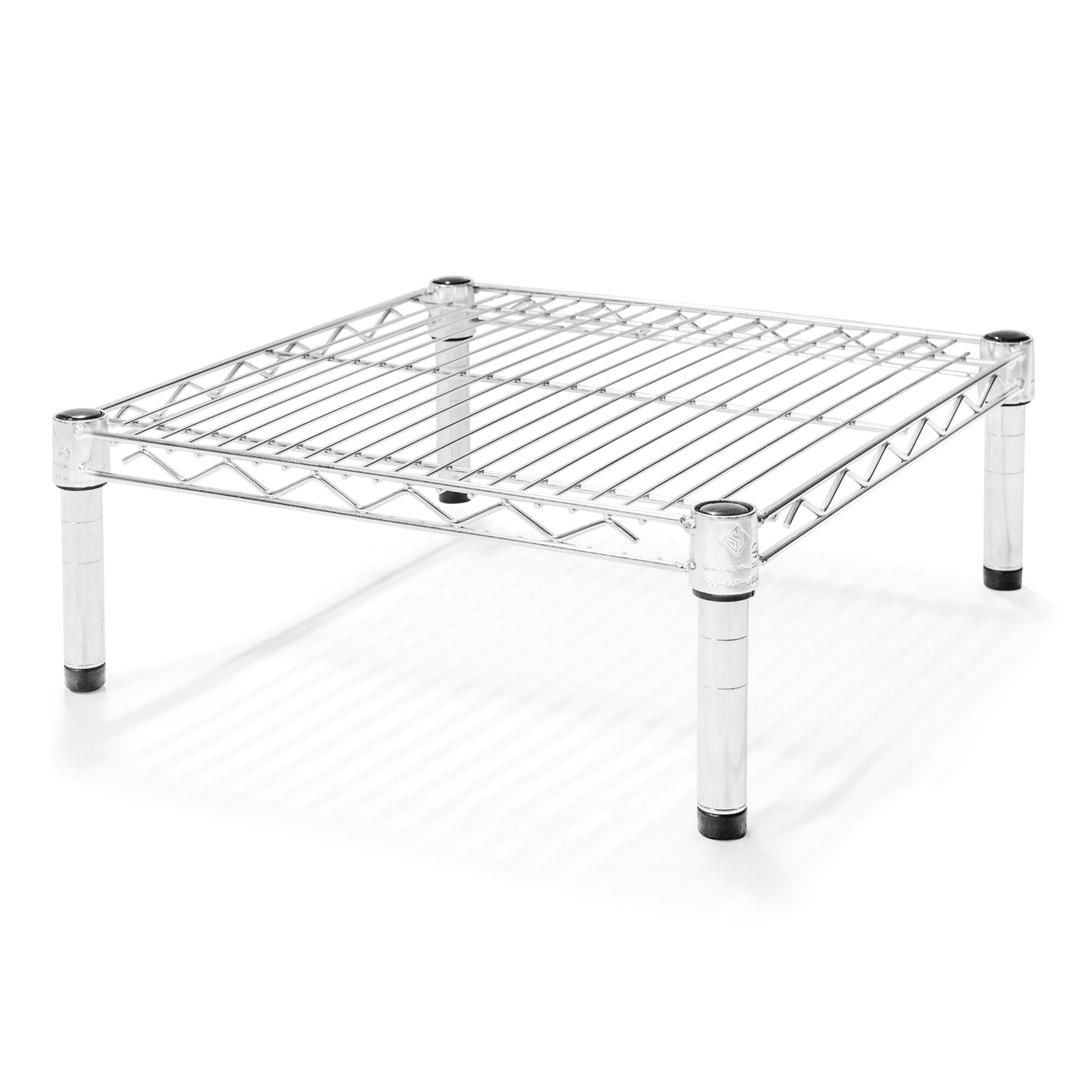 18"d x 6"h Chrome Wire Shelving w/ 1 Shelf