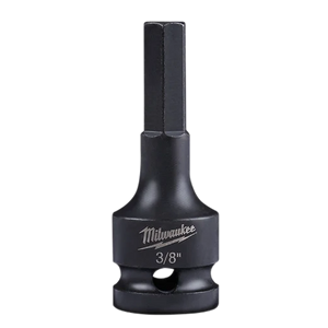 Milwaukee SHOCKWAVE Impact Duty Lineman's 1/2" Drive 3/8" Hex Bit Socket (49-66-5142)