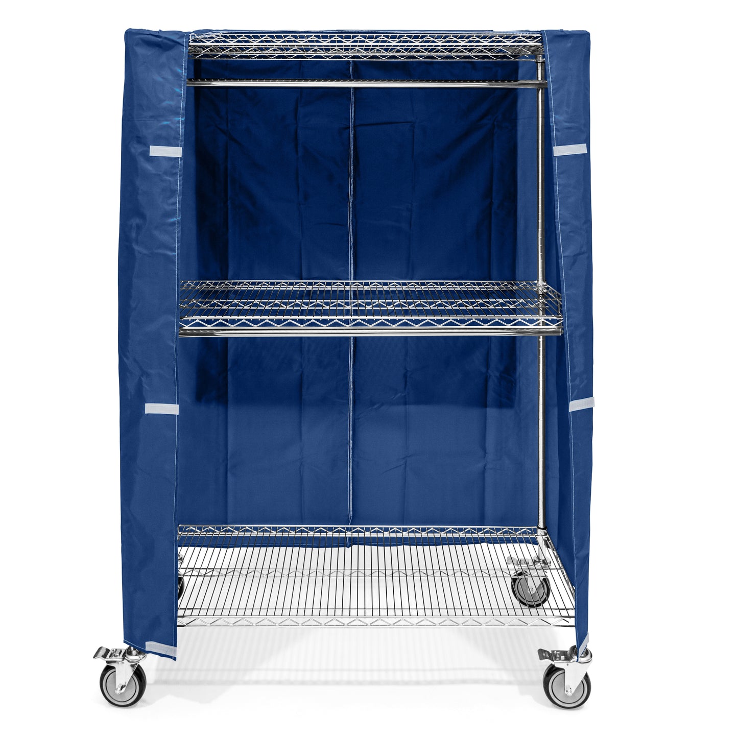 2-Tier Large Mobile Garment Rack with Cover