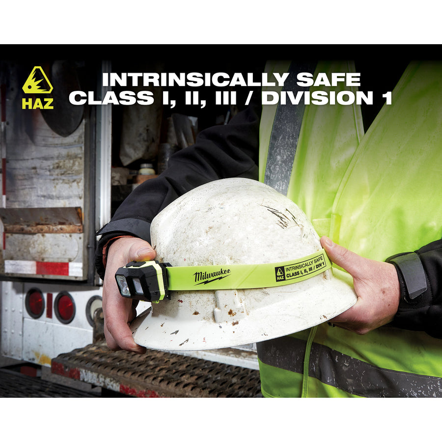 Milwaukee Intrinsically Safe C I, II, III / D 1 Spot/Flood Headlamp (2004HZL)