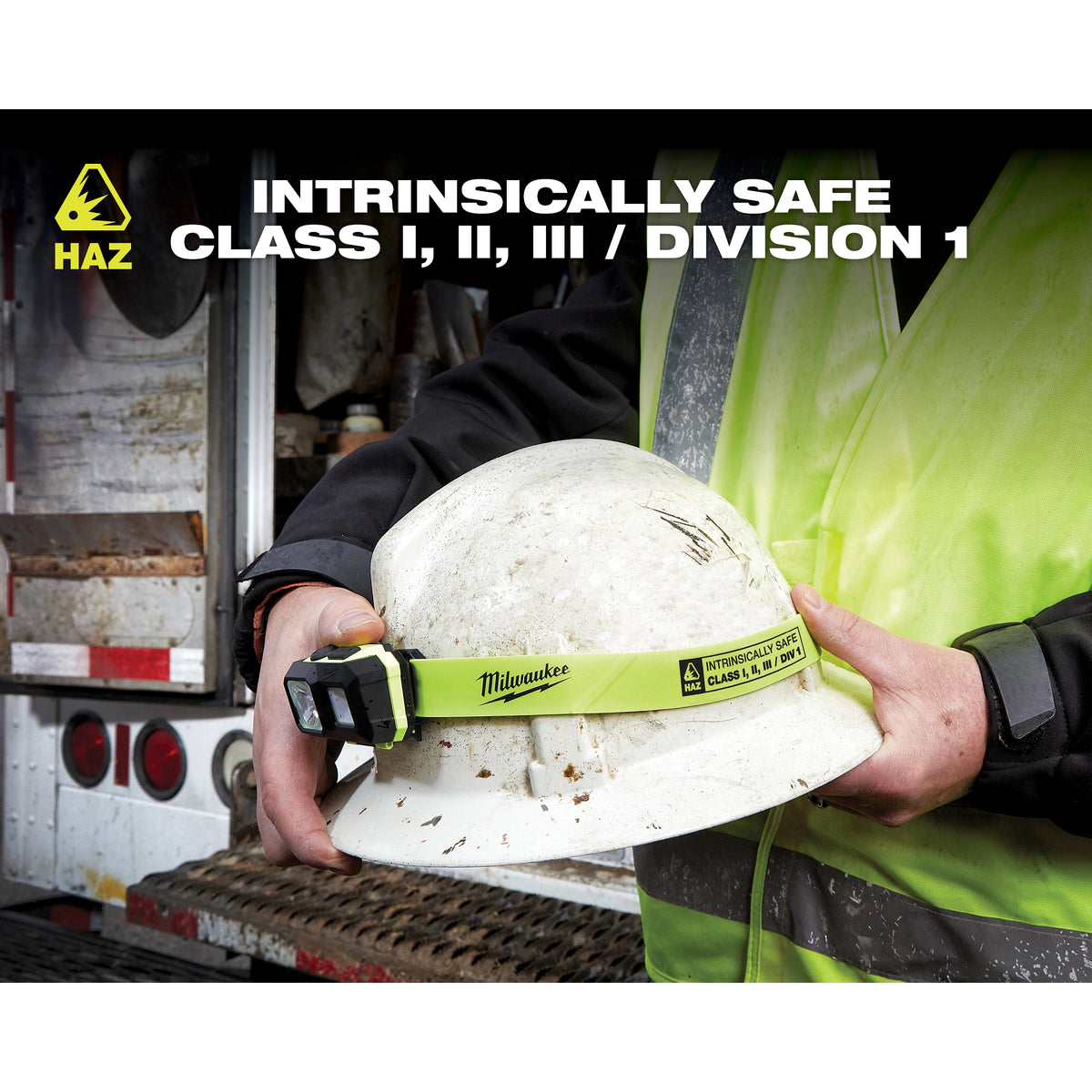 Milwaukee Intrinsically Safe C I, II, III / D 1 Spot/Flood Headlamp (2004HZL)