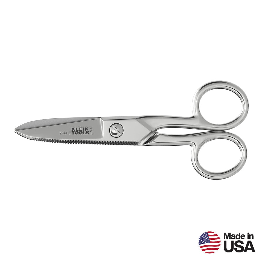 Klein Electrician's Scissors, 5-1/4-Inch (2100-5)