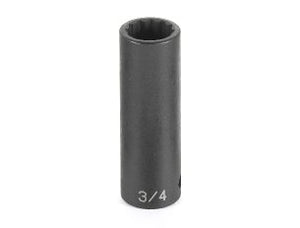 Grey Pneumatic 2122D 1/2" Drive x 11/16" Deep Impact Socket
