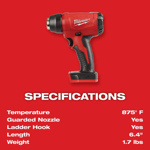 Milwaukee M18™ Compact Heat Gun (2688-20)