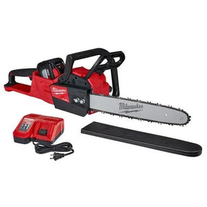 Milwaukee M18 FUEL 16 in. 18V Lithium-Ion Brushless Battery Chainsaw Kit with 12.0 Ah Battery and M18 Rapid Charger  (2727-21HD)